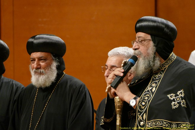 Teodoro II incontra la Chiesa Copta Milano