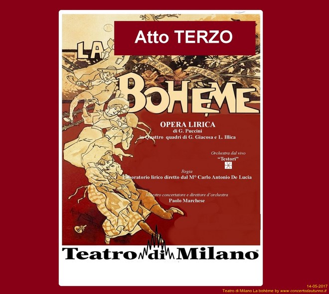 La bohme Teatro di Milano