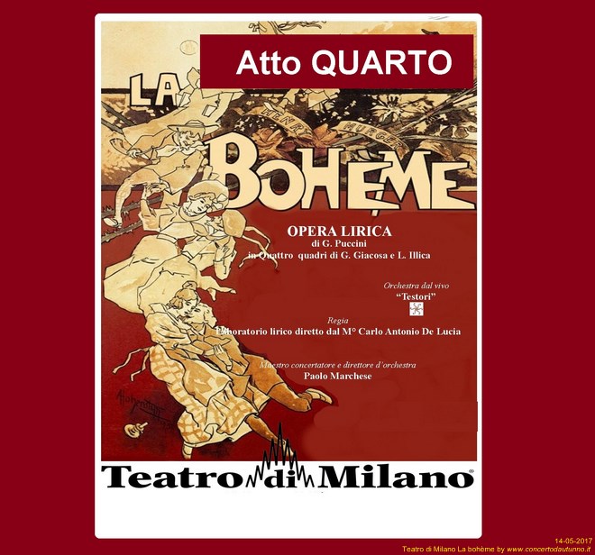 La bohme Teatro di Milano