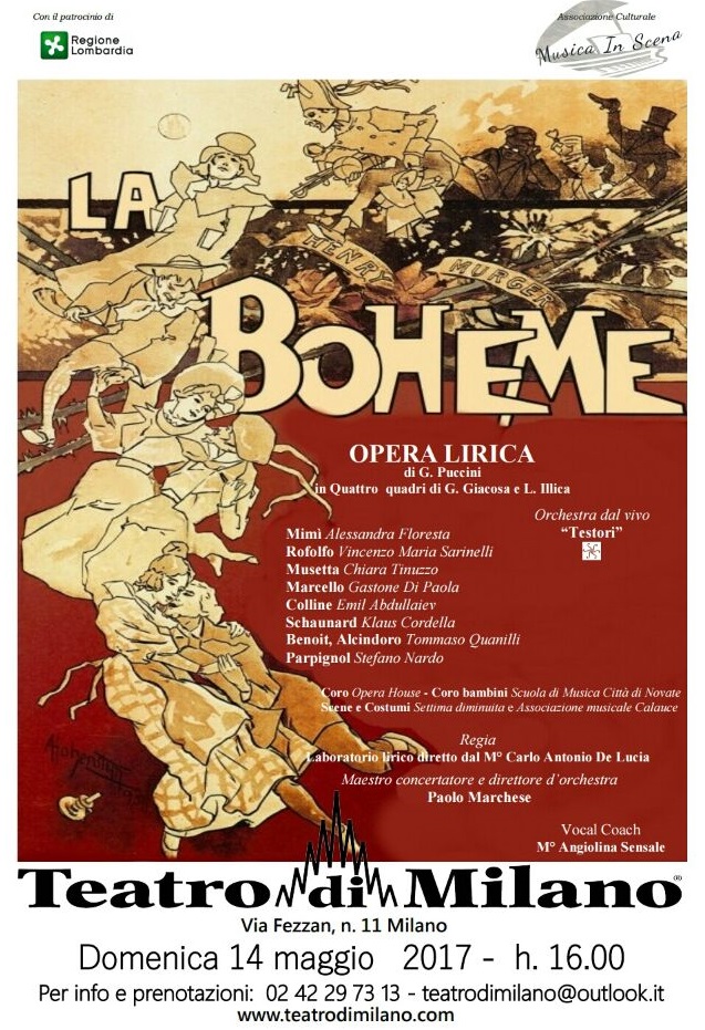 La bohème Teatro di Milano