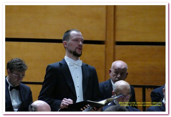 laVerdi Barocca 2018 Bach Passione Giovanni