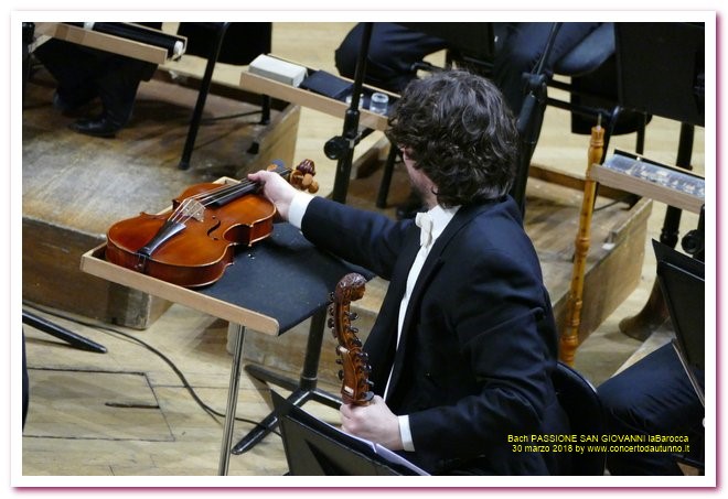 laVerdi Barocca 2018 Bach Passione Giovanni