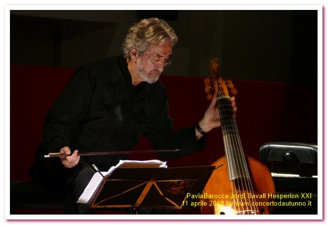 PaviaBarocca 2018 Jordi Savall