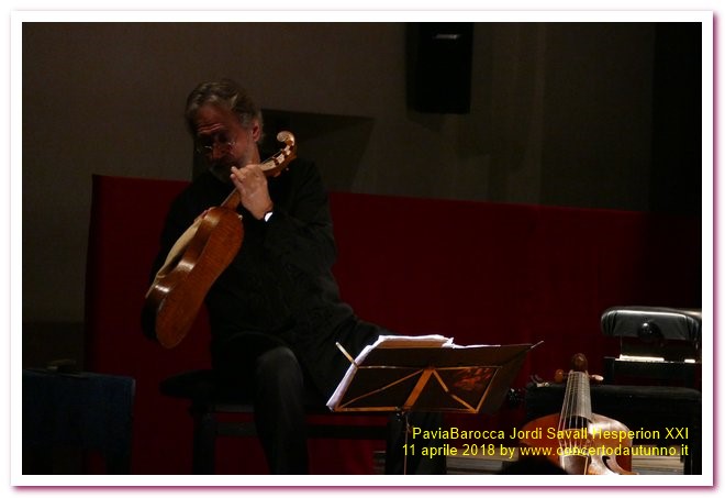 PaviaBarocca 2018 Jordi Savall