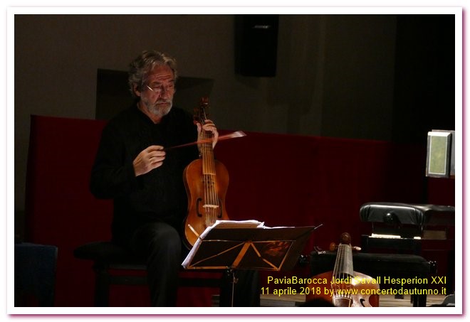 PaviaBarocca 2018 Jordi Savall