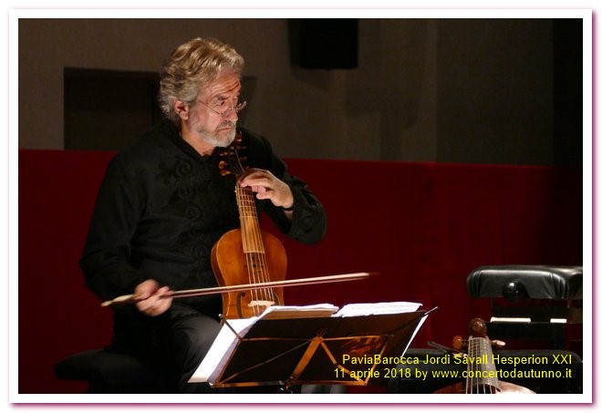 PaviaBarocca 2018 Jordi Savall