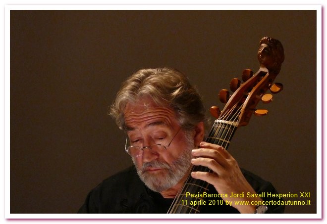PaviaBarocca 2018 Jordi Savall