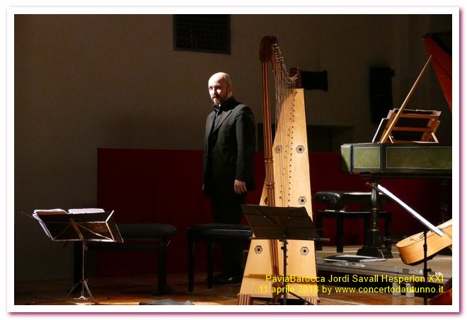 PaviaBarocca 2018 Jordi Savall