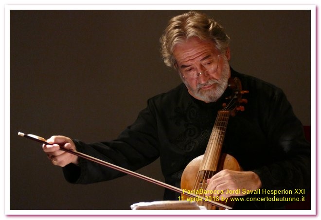 PaviaBarocca 2018 Jordi Savall
