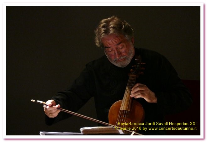PaviaBarocca 2018 Jordi Savall