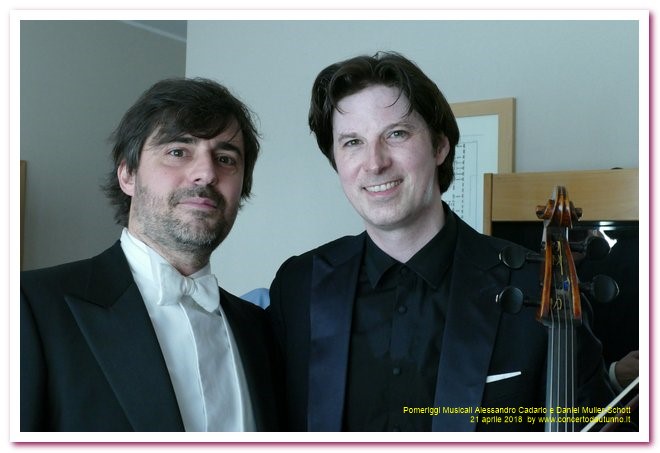 Pomeriggi Musicali Alessandro Cadario e Daniel Muller-Schott
