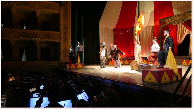 Carmen,la stella dei circo Siviglia OperaDomani Vigevano