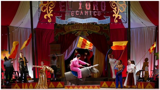 Carmen,la stella dei circo Siviglia OperaDomani Vigevano