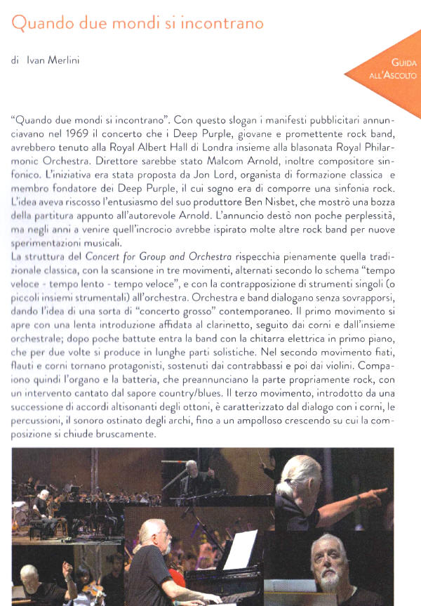 laVerdi Rock programma