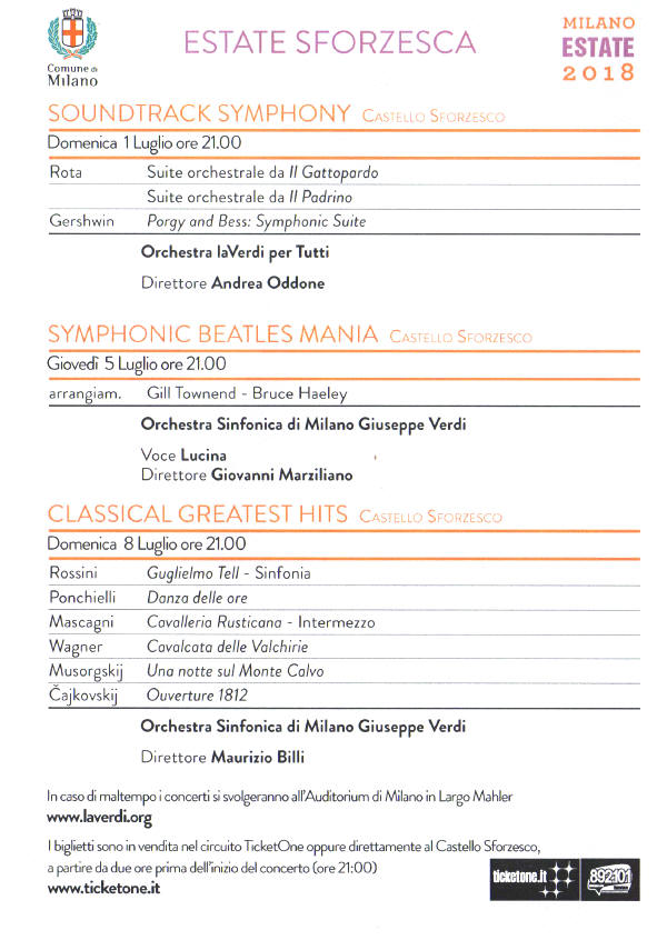 laVerdi Rock programma