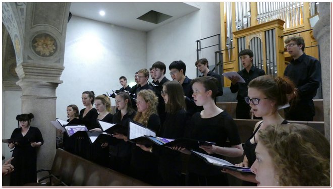 Choir of St Catharine's College University of Cambridge