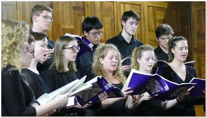 Choir of St Catharine's College University of Cambridge