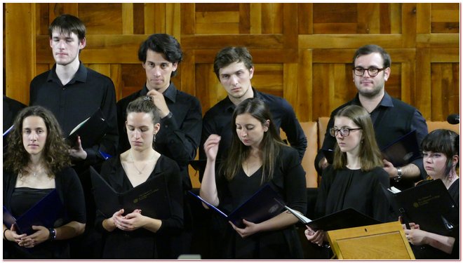 Choir of St Catharine's College University of Cambridge