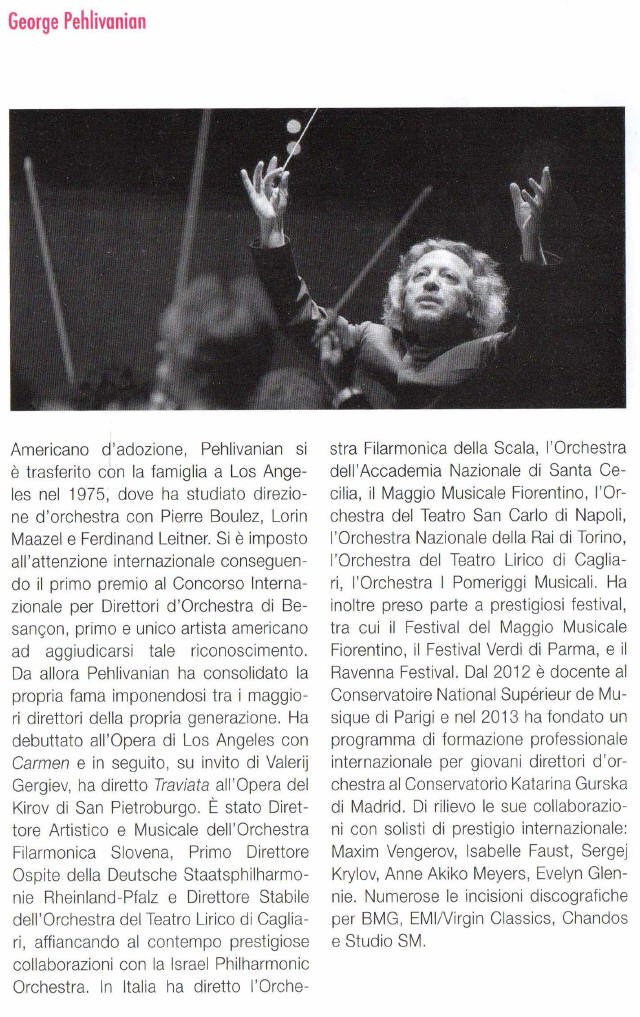 Programma di sala