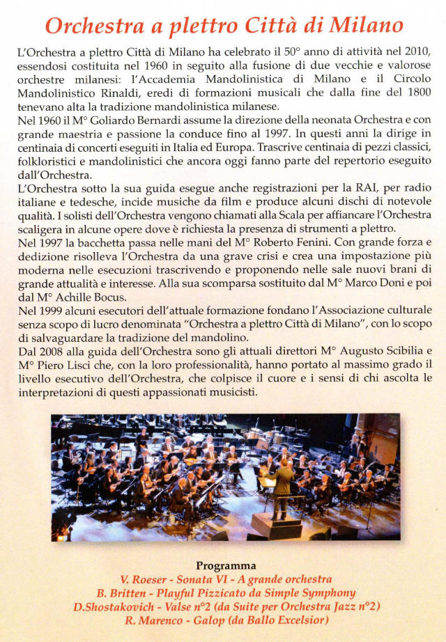 Mandolini a Milano