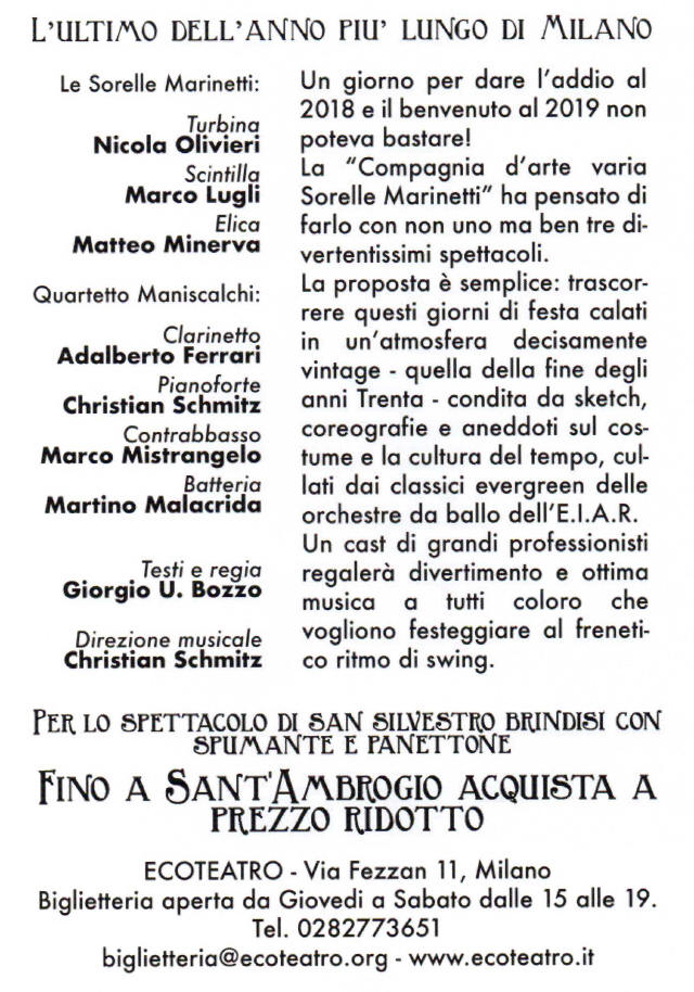 Ecoteatro Sorelle Marinetti