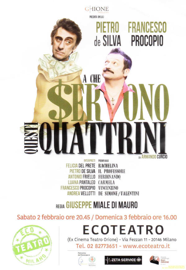 Ecoteatro a che servono questi quattrini