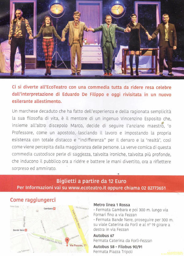 Ecoteatro a che servono questi quattrini