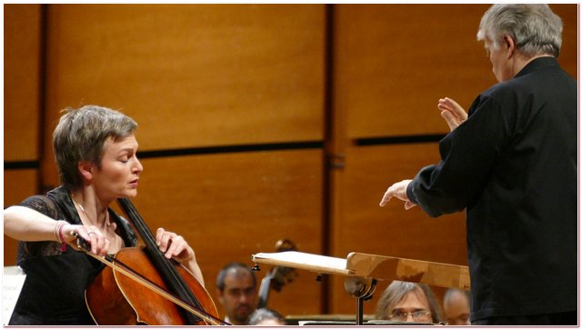 Claus Peter Flor e il violoncello di Quirine Viersen