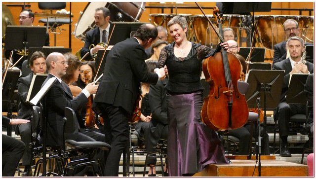 Claus Peter Flor e il violoncello di Quirine Viersen