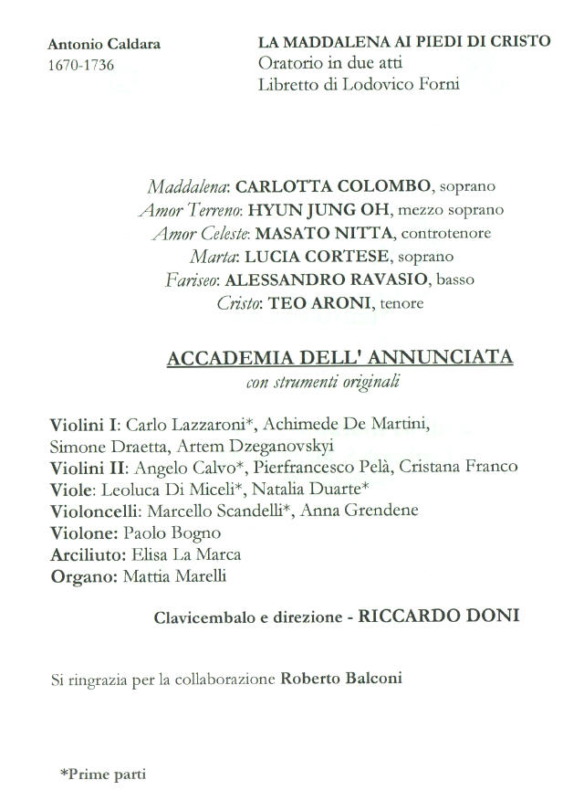 Accademia Annunciata Caldara