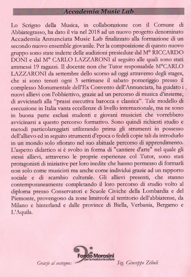 Accademia Music Lab Annunciata