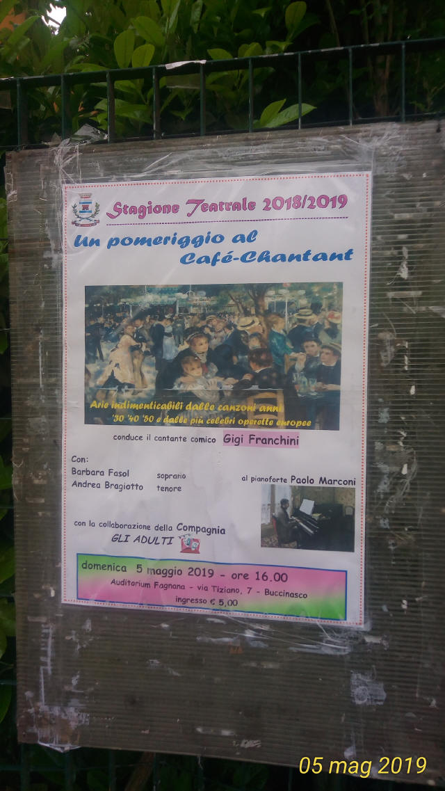 Buccinasco Canzoni Operetta