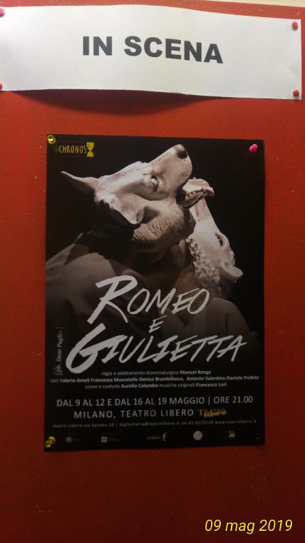 Romeo e Giulietta 2019 Manuel Renga Teatro Libero 
