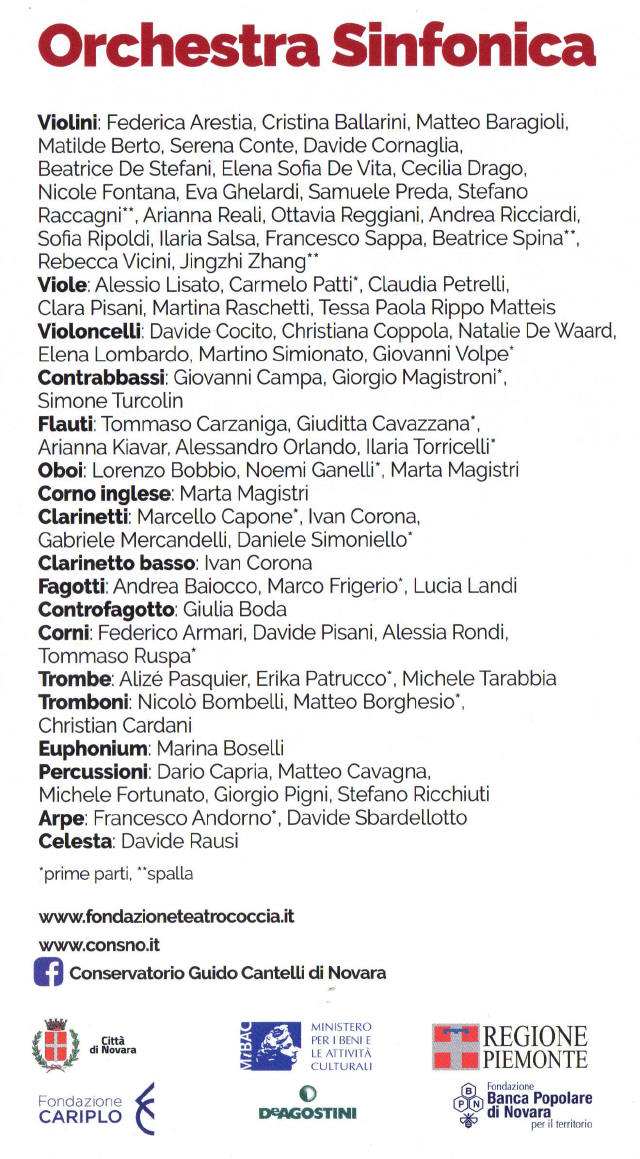 Coccia Orchestra Cantelli