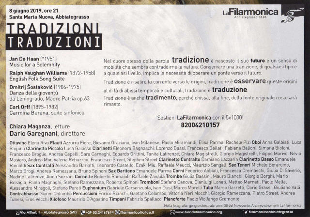 La Filarmonica in Santa Maria Nuova