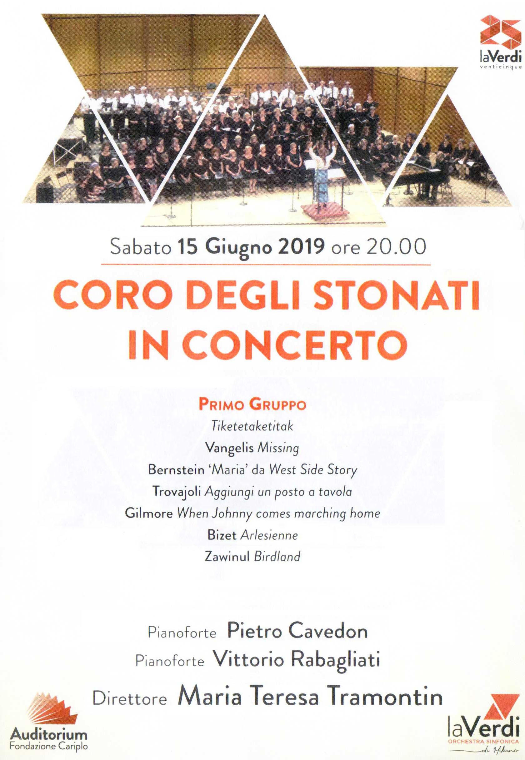 Concerto Coro laVerdi 2019 Stonati