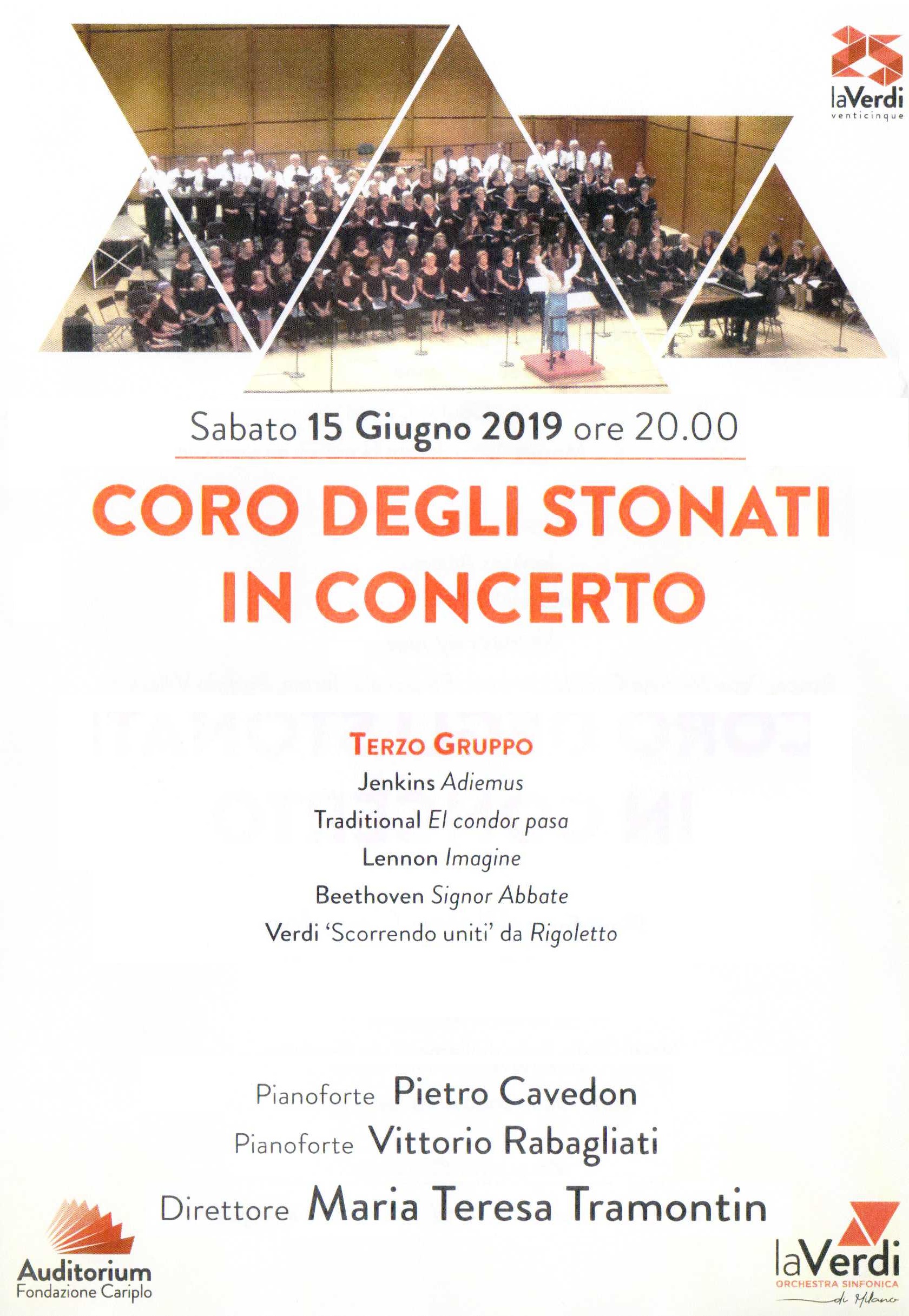 Concerto Coro laVerdi 2019 Stonati
