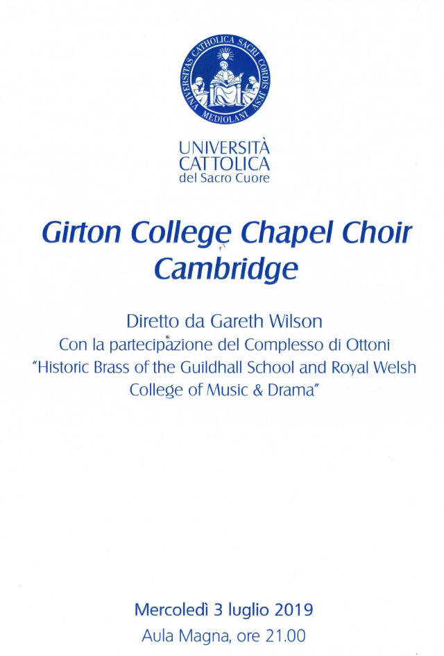Girton College Chapel Choir Cambridge