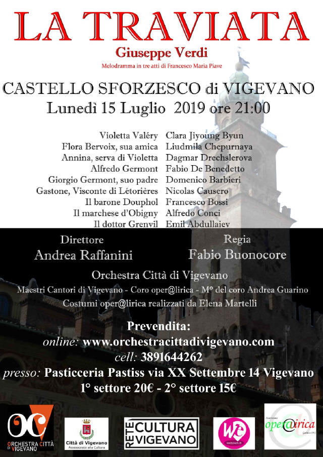 Traviata 2019 Castello Sforzesco Vigevano