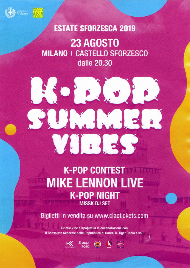 K-POP SUMMER VIBES 2019 Milano