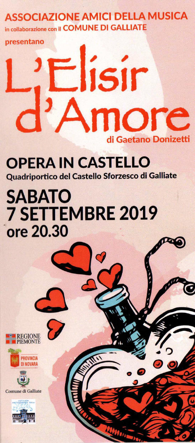 Galliate Opera Castello ELISIR d’AMORE
