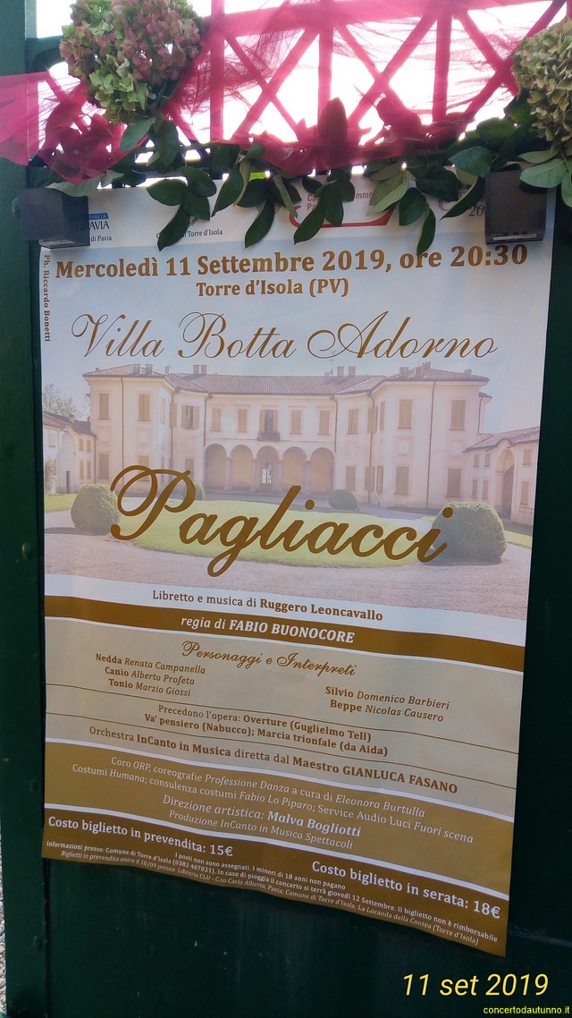 Torre dIsola 2019 Pagliacci