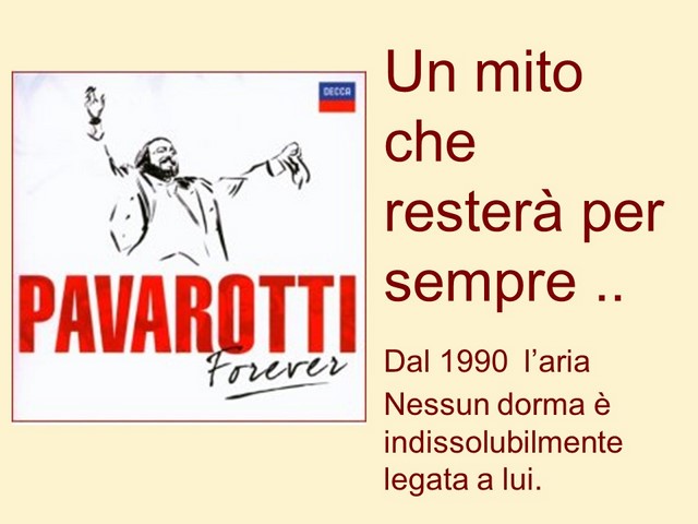 Pavarotti 2019 relatore Mario Mainino