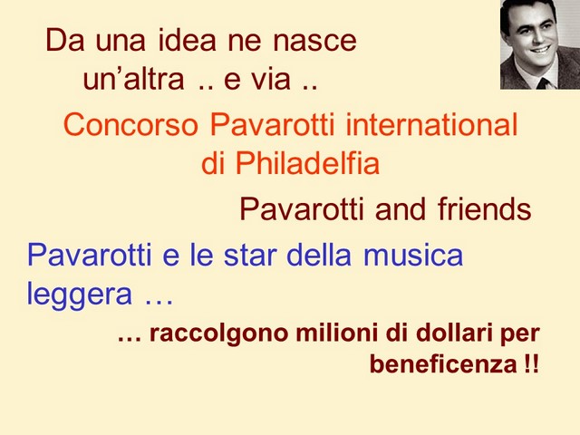 Pavarotti 2019 relatore Mario Mainino