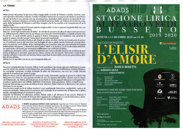 ADADS  Busseto Elisir damore