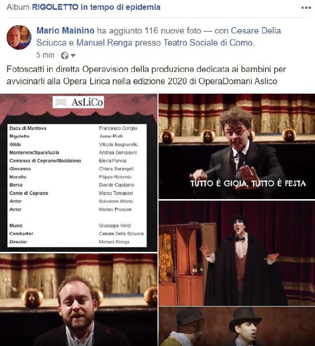 Opera Domani Rigoletto