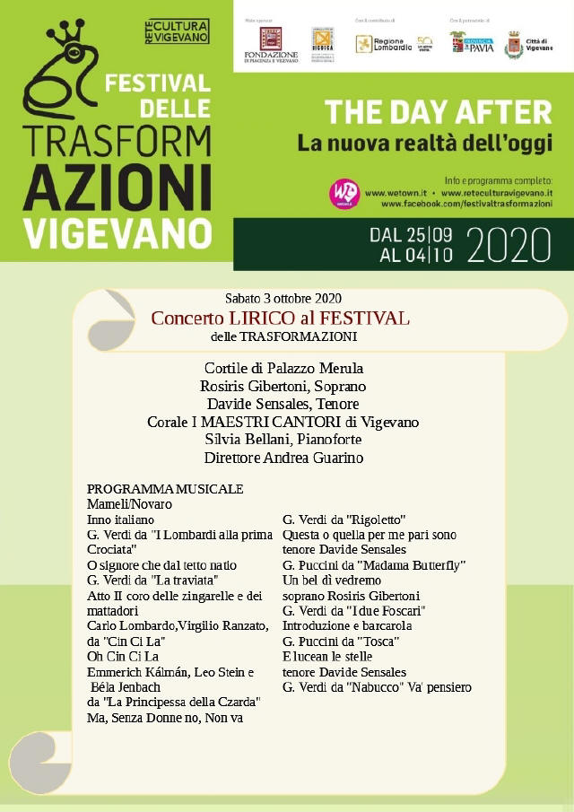 Cantori Festival trasformazioni