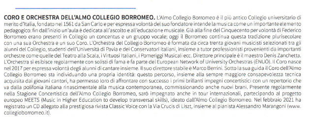 Beethoven Inaspettato Borromeo Fraschini