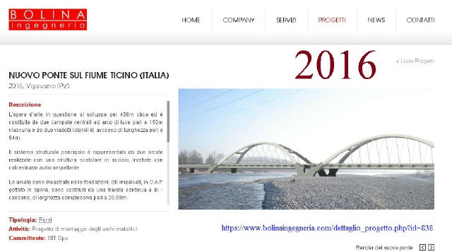 Vigevano Nuovo ponte sul Ticino