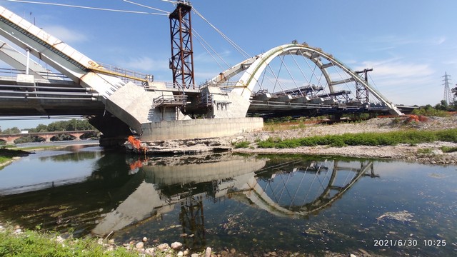 Vigevano Nuovo ponte sul Ticino